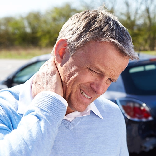 Chiropractic Woodlawn MD Man With Whiplash Neck Pain